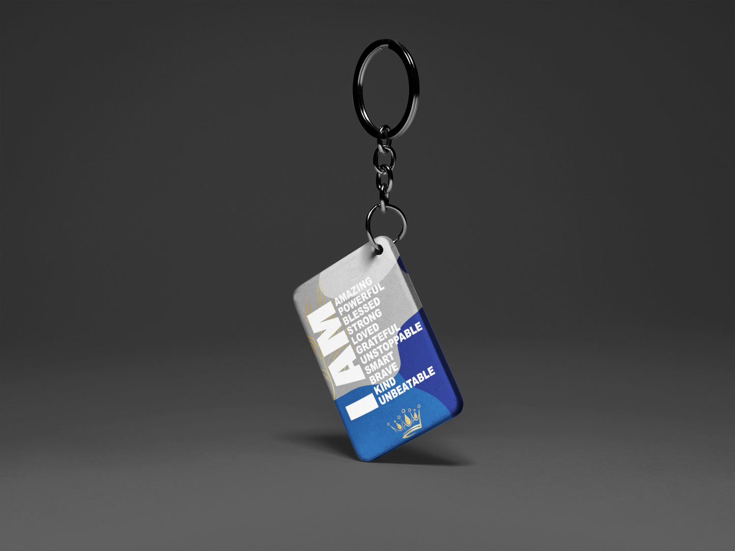 I AM "Key To Positivity" Keychain