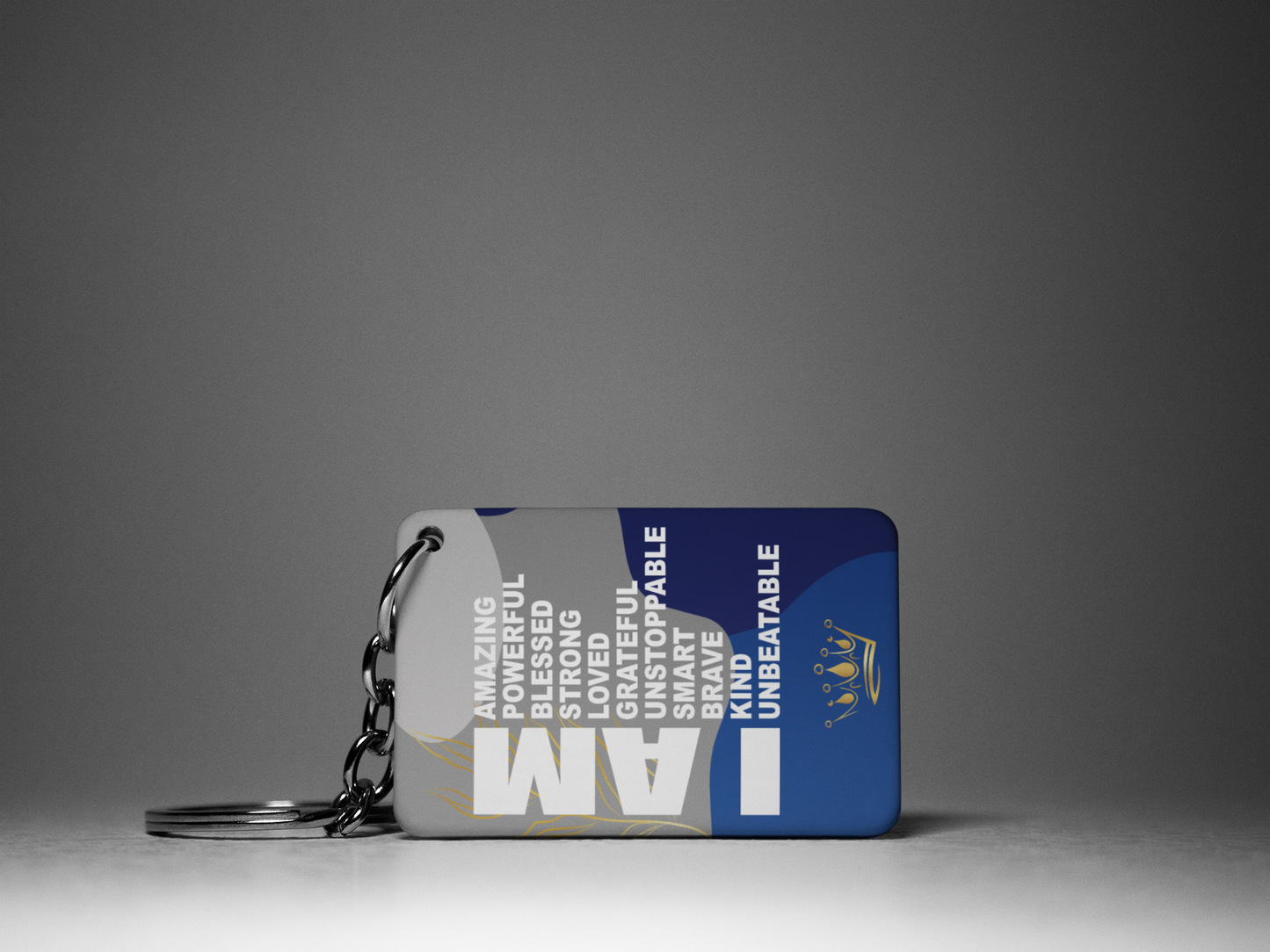 I AM "Key To Positivity" Keychain