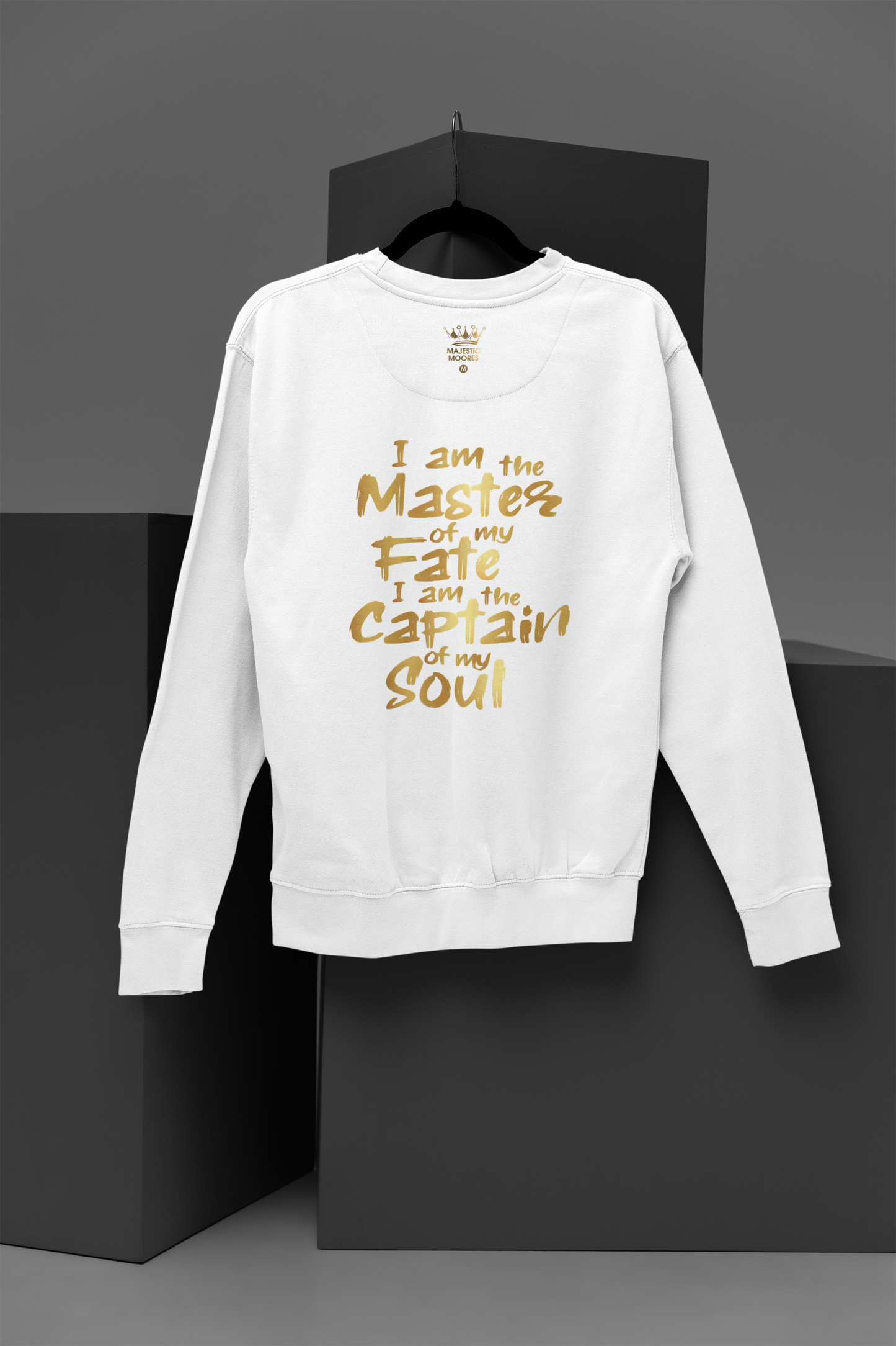 I Am The Master Of Motivational, Inspiration, Empowering, Affirming Crew Neck