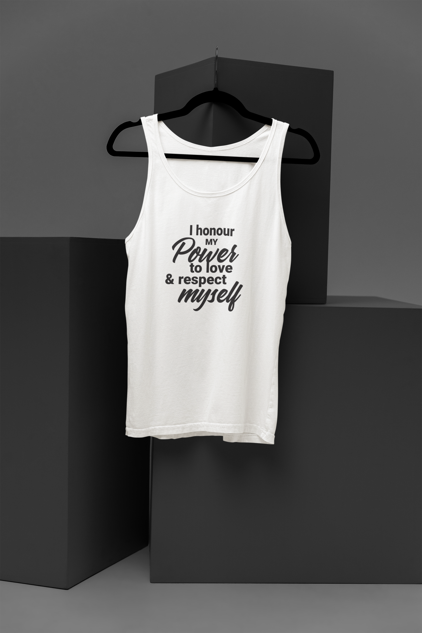 I Honour My Power Motivational, Inspiration, Empowering, Affirming Tank Top