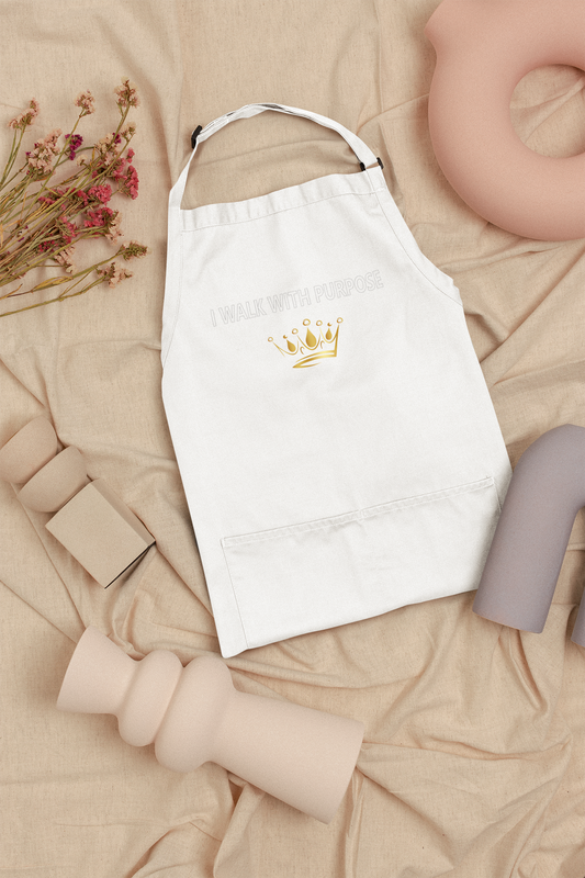 I Walk With Purpose Inspirational Apron