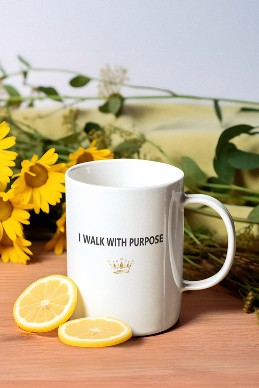 I Walk With Purpose Motivator Mug
