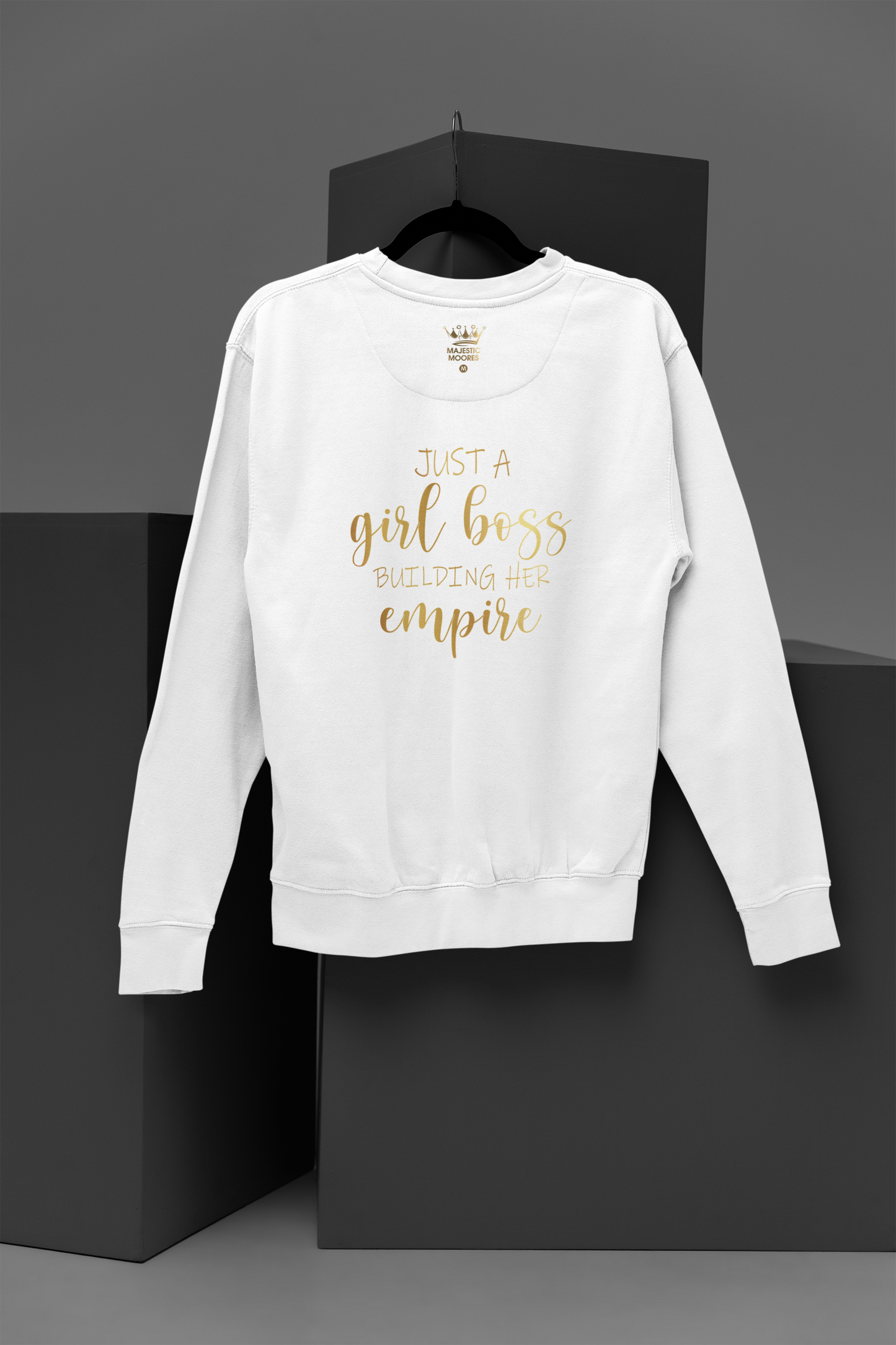 Just A Girl Boss Motivational, Inspiration, Empowering, Affirming Crew Neck