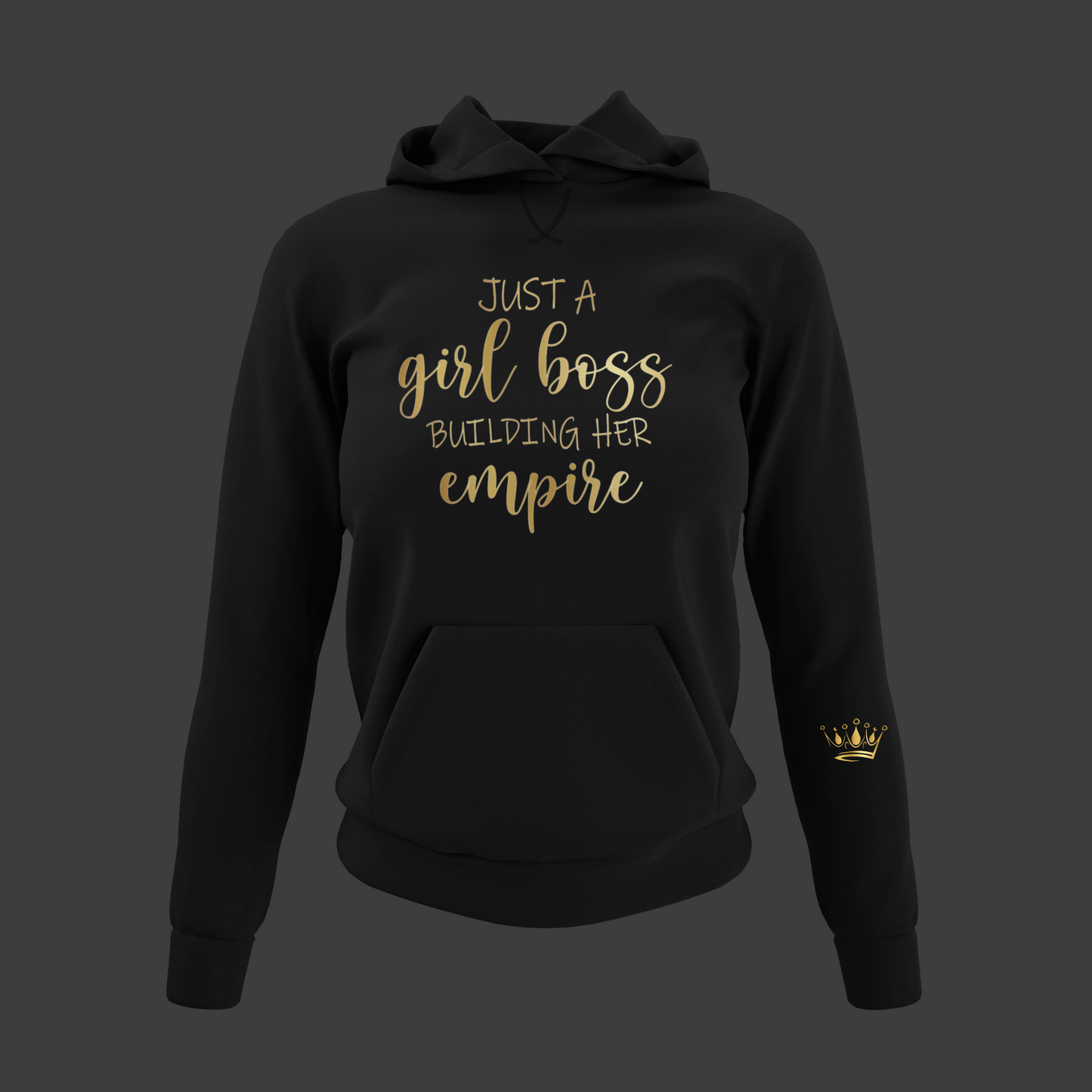 Just A Girl Boss Motivational, Inspiration, Empowering, Affirming Hoodie