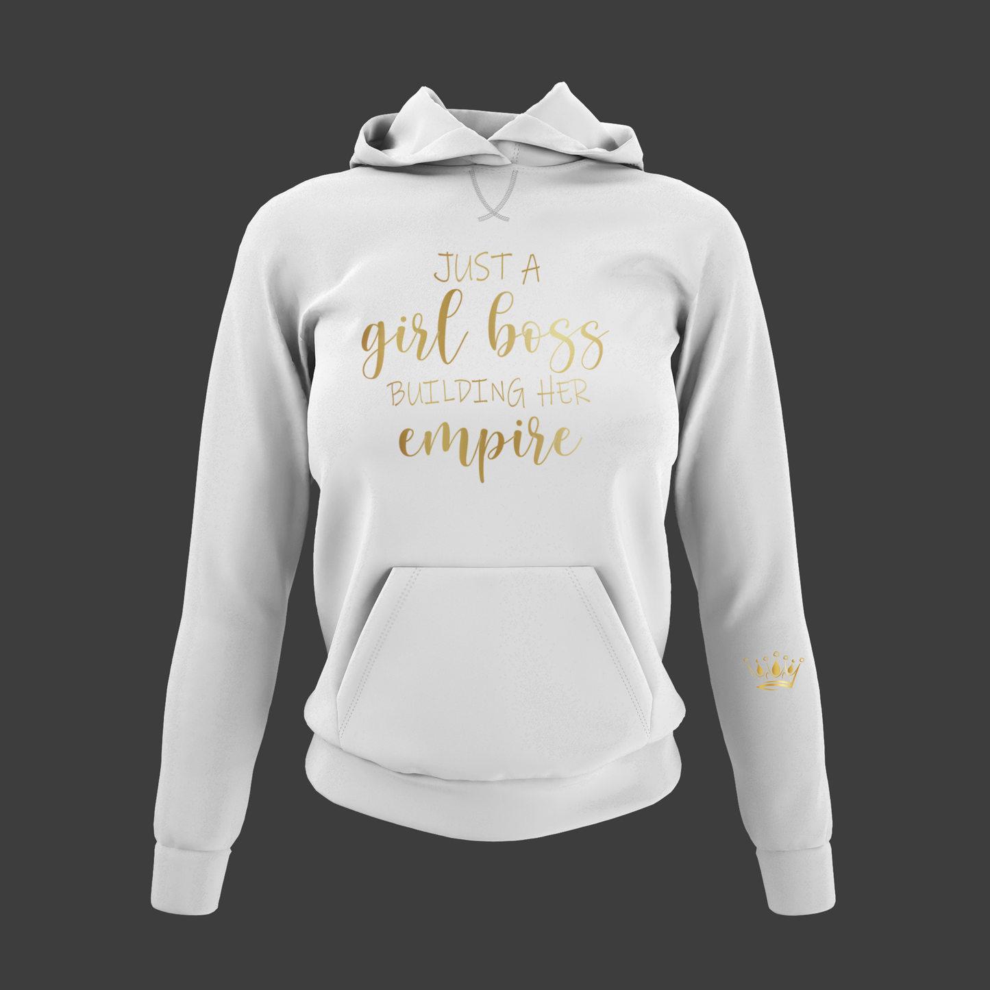 Just A Girl Boss Motivational, Inspiration, Empowering, Affirming Hoodie