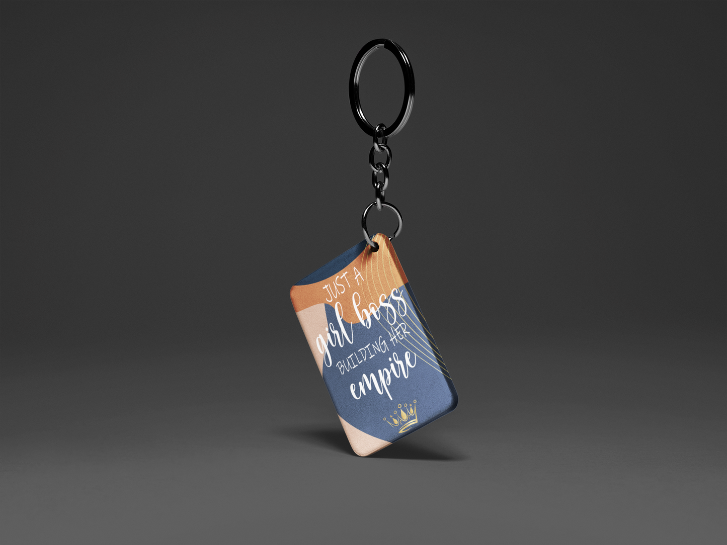 Just A Girl Boss "Key To Positivity" Keychain