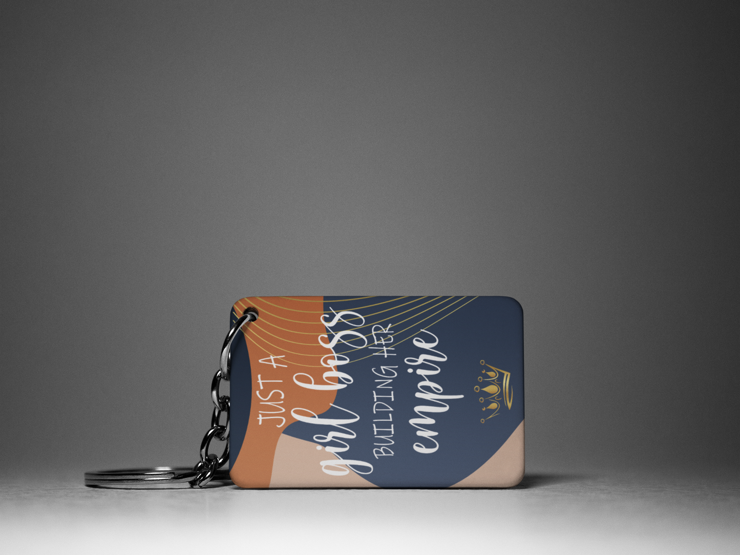 Just A Girl Boss "Key To Positivity" Keychain