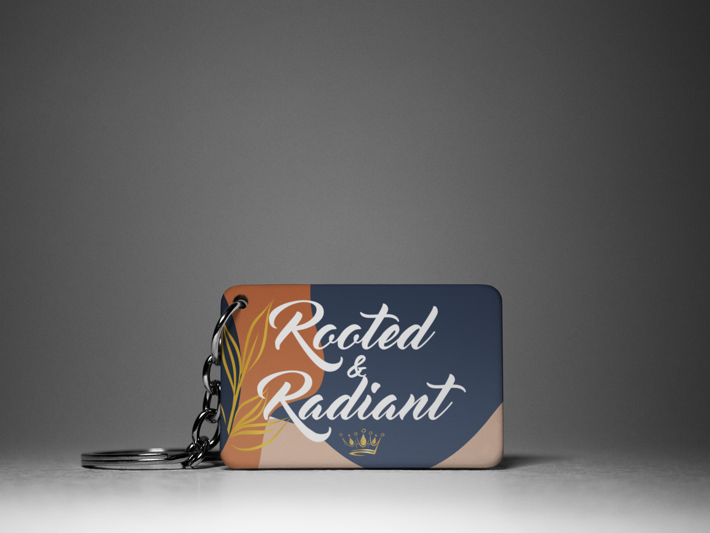Rooted & Radiant "Key To Positivity" Keychain
