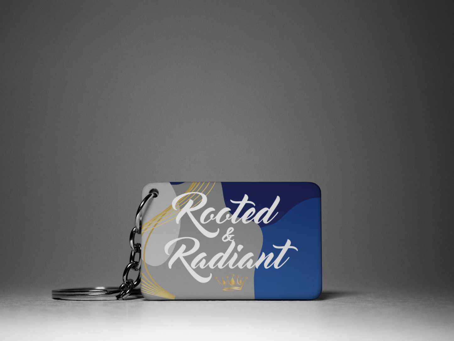 Rooted & Radiant "Key To Positivity" Keychain
